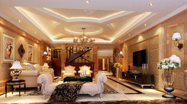 南湖國際300歐式別墅裝飾設計