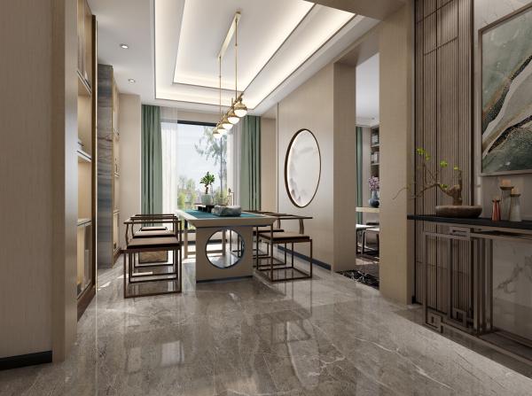 成都長灘壹號288平新中式裝