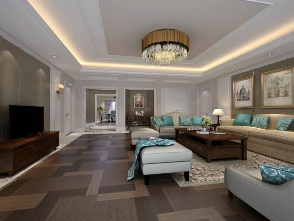 四海逸家 云庭212平美式裝修設計