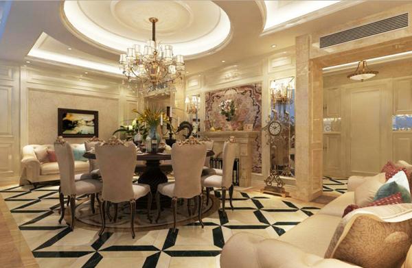 保利·心語340㎡混搭別墅裝修設計