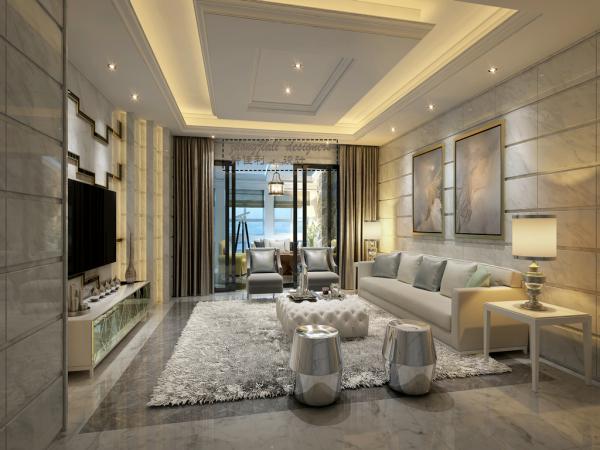 龍湖世紀(jì)峰景140㎡混搭風(fēng)格裝修設(shè)計(jì)