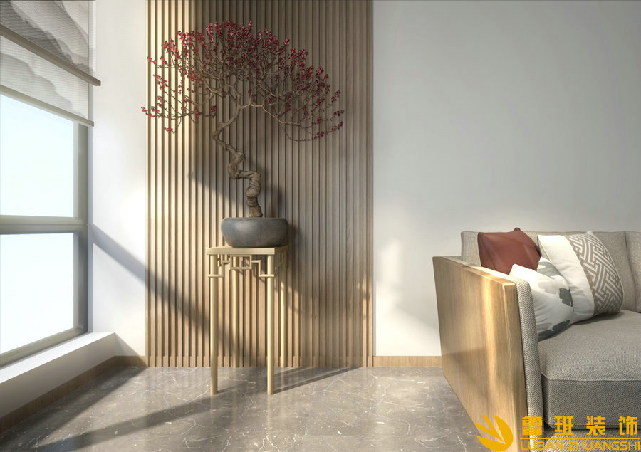 icc凱旋門98平方裝修設(shè)計(jì)客廳一角