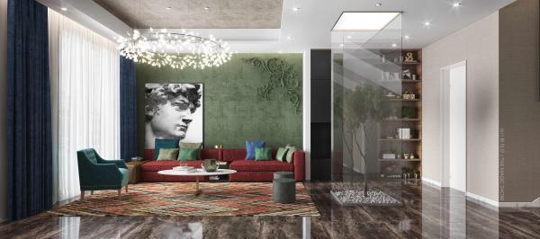 金馬湖壹號別墅400平方米 現代混搭