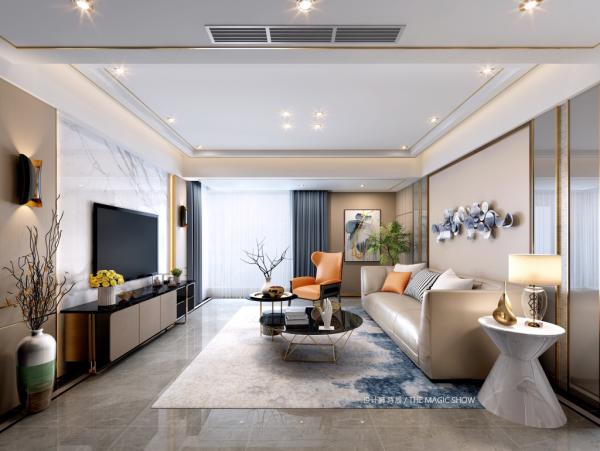 錦繡花園150平方米 三室兩廳 現代輕奢