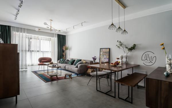 中海蘭庭100平小戶型設(shè)計裝修實景