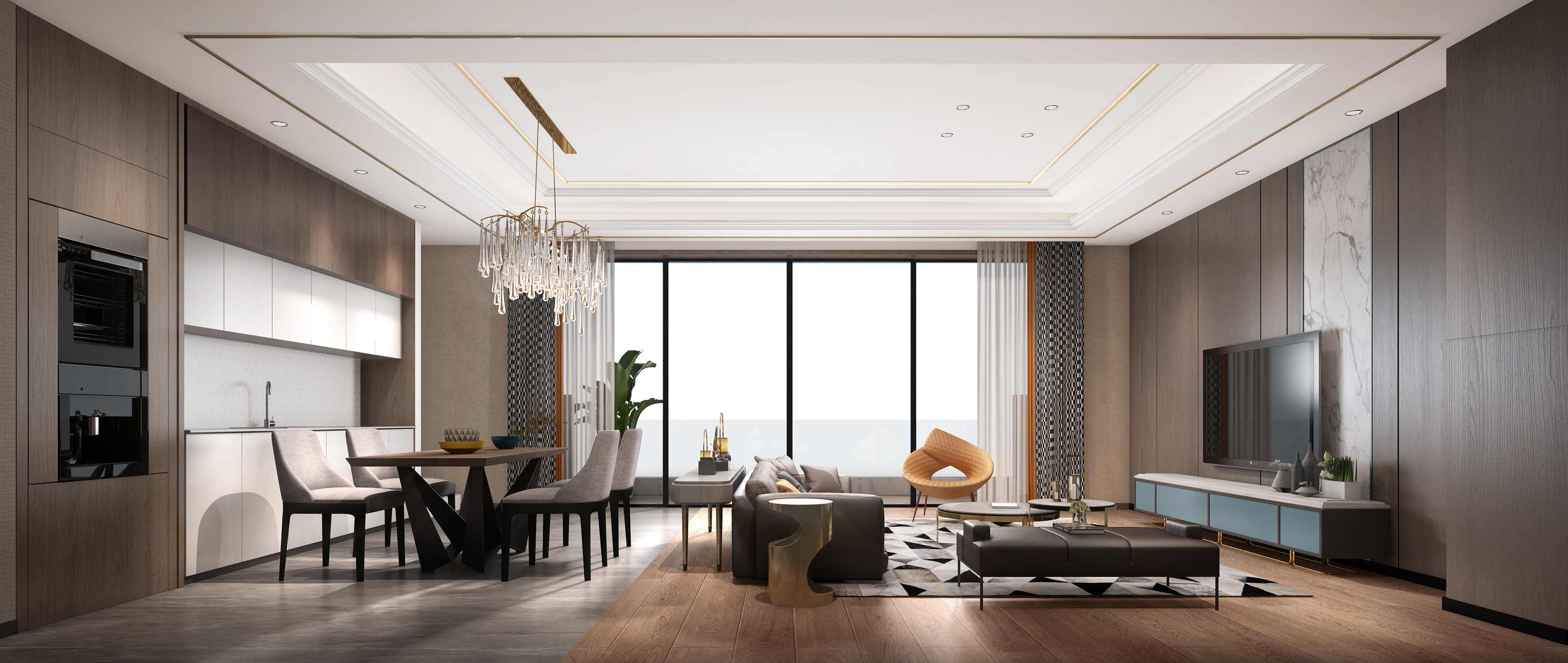 朗詩南門綠郡170平現代風格客廳1