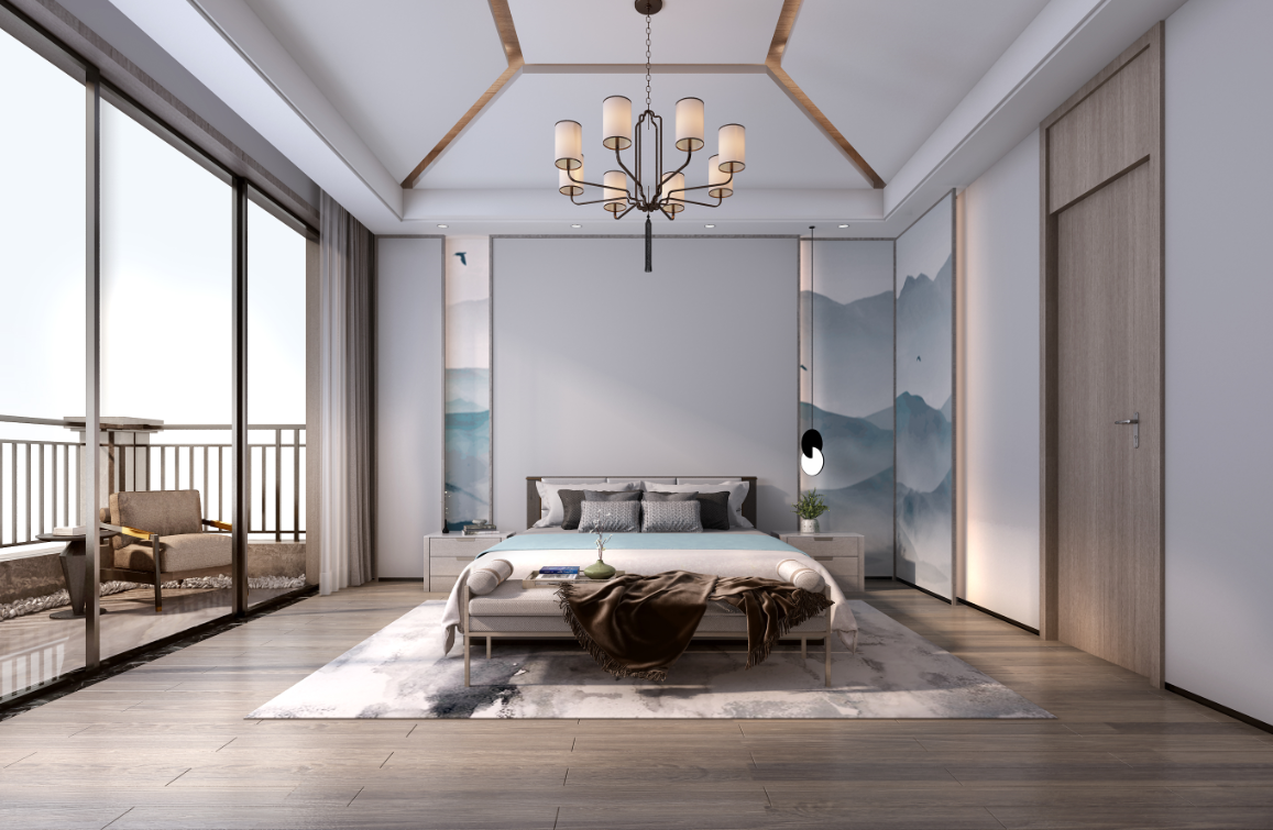 半山藍(lán)灣六室四衛(wèi)319平別墅設(shè)計(jì)書房