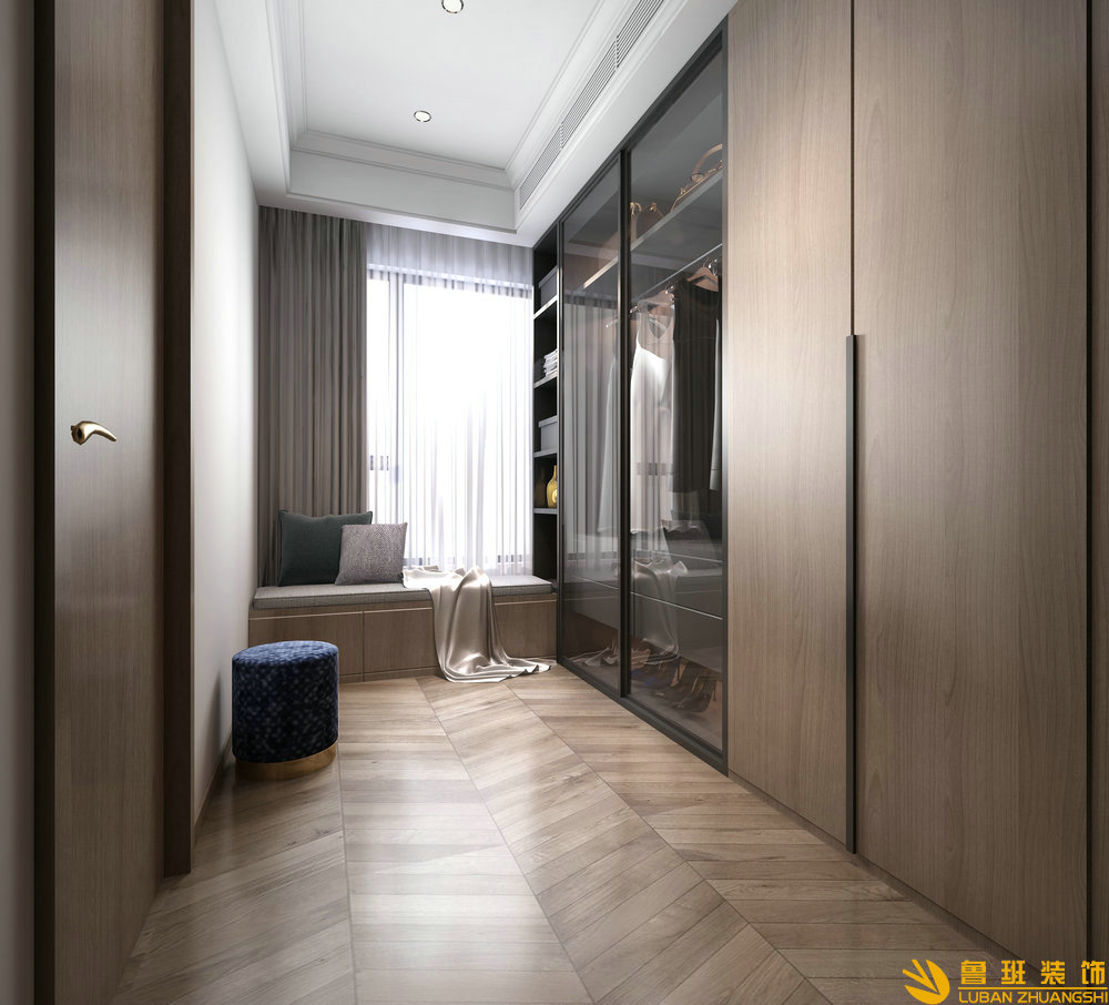 觀璽臺三室兩衛(wèi)116平米現(xiàn)代風格衣帽間