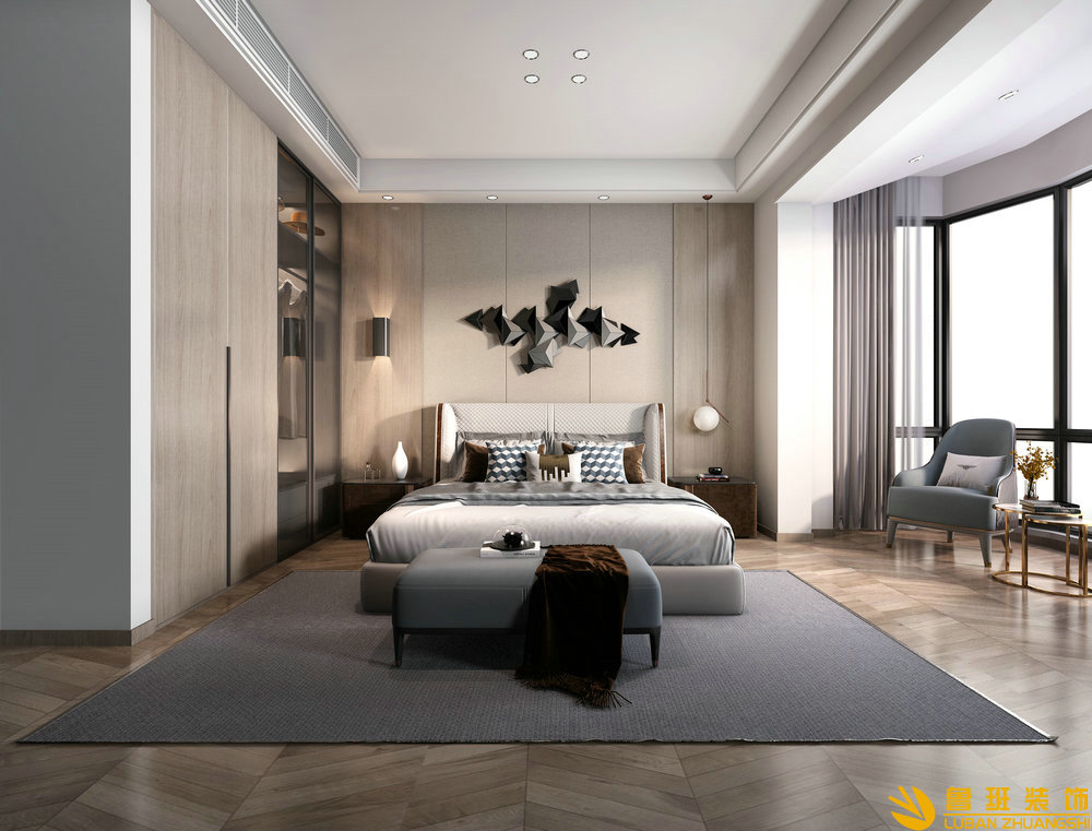 觀璽臺三室兩衛(wèi)116平米現(xiàn)代風格主臥