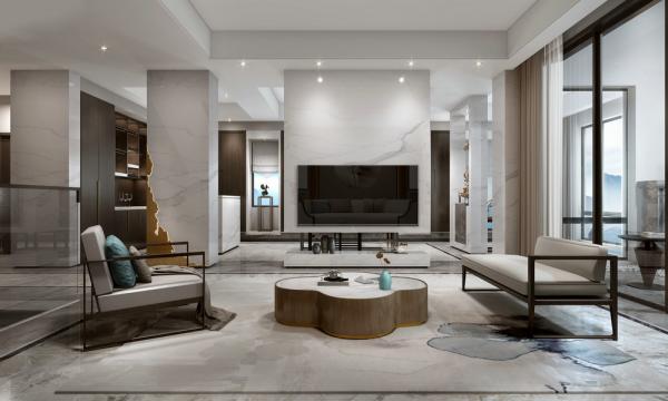 峨眉山與湖六室三衛320平米現代新中式