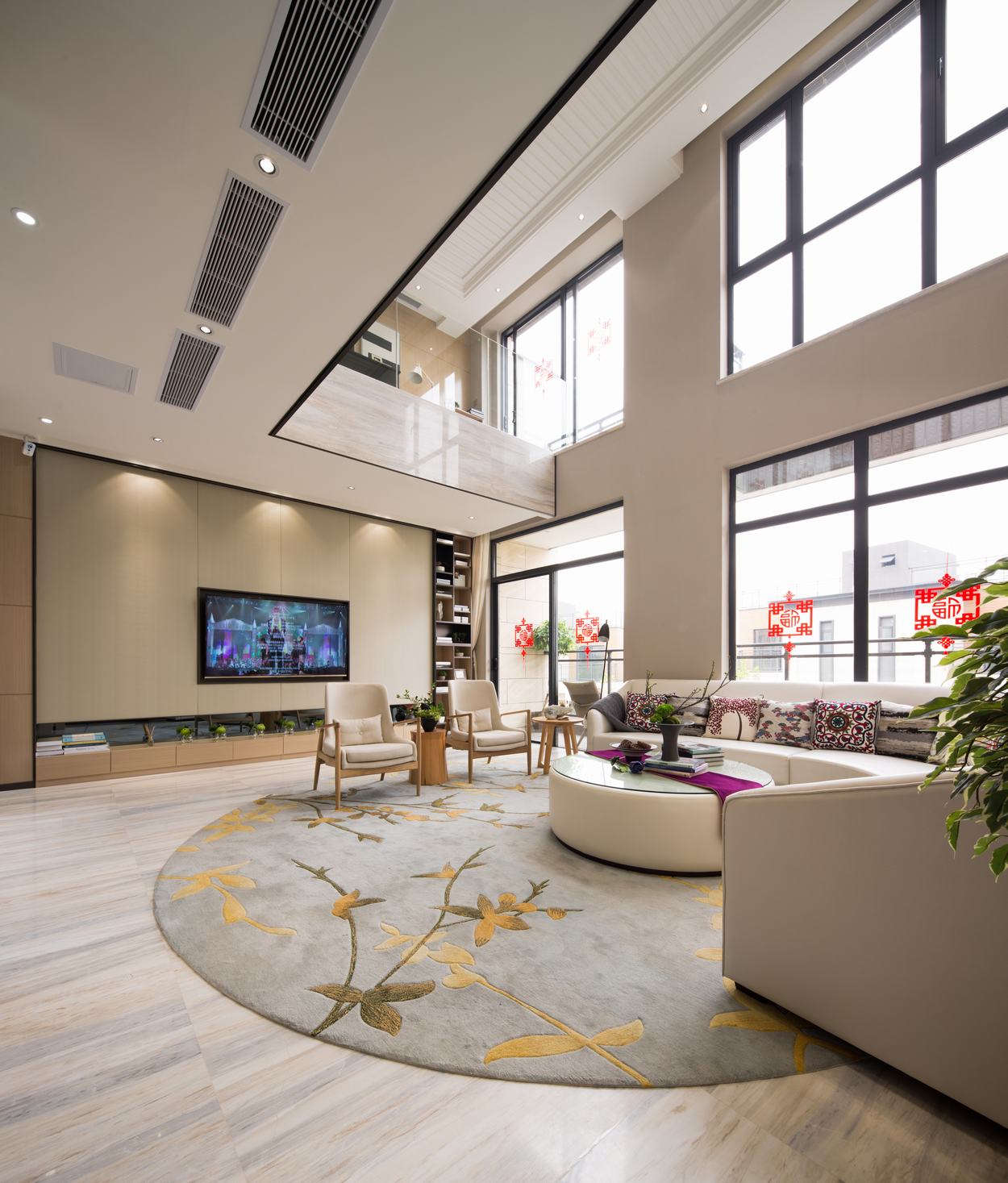 錦巷闌臺別墅裝修實景圖客廳