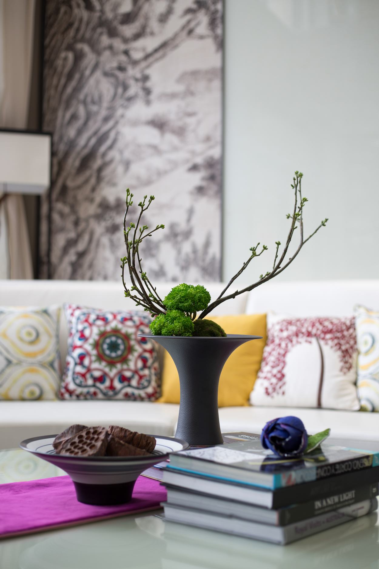 錦巷闌臺別墅裝修實景圖背景