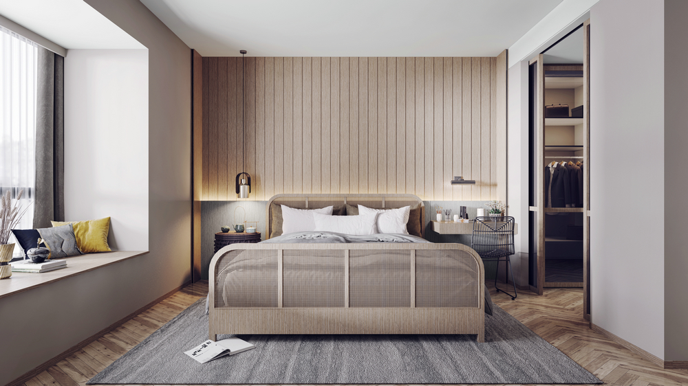 麓湖-云龍薈自然風153平層設計主臥