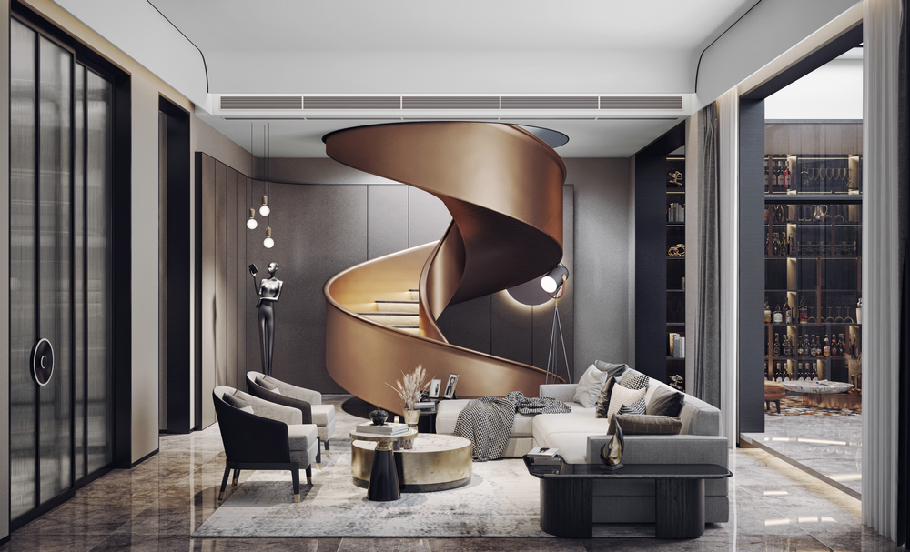 西派瀾岸550平別墅設(shè)計(jì)樓梯