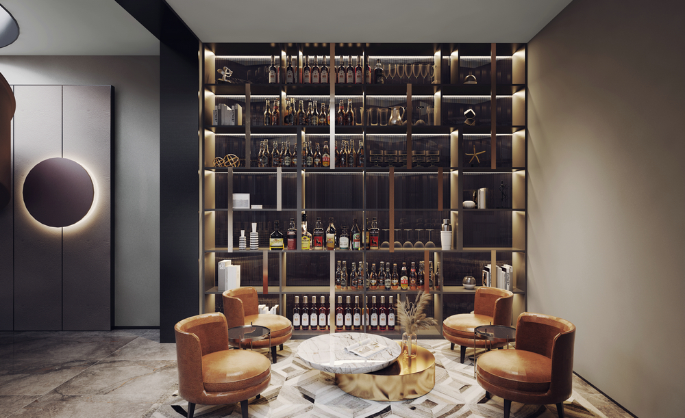 西派瀾岸550平別墅設(shè)計(jì)酒吧