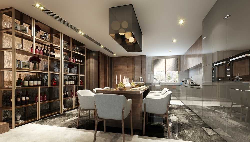 雅居樂十里花巷別墅設計餐廳