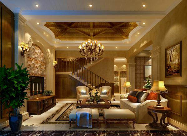 鷺湖宮長岸堤香450平美式別墅設計