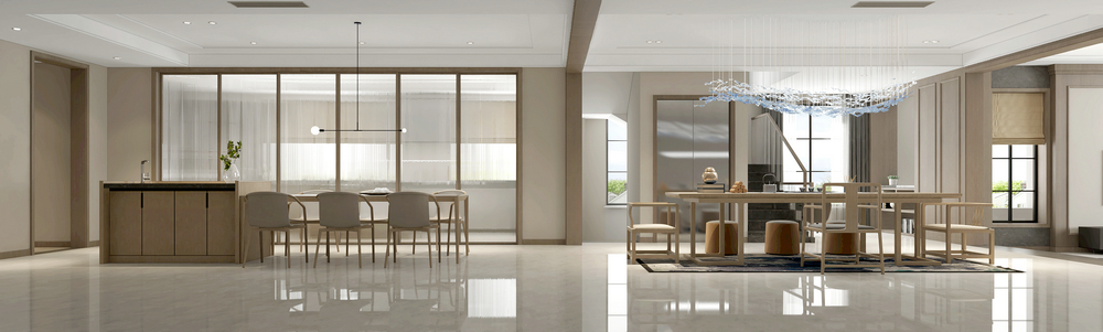 東湖花語450平輕奢別墅設(shè)計(jì)茶室