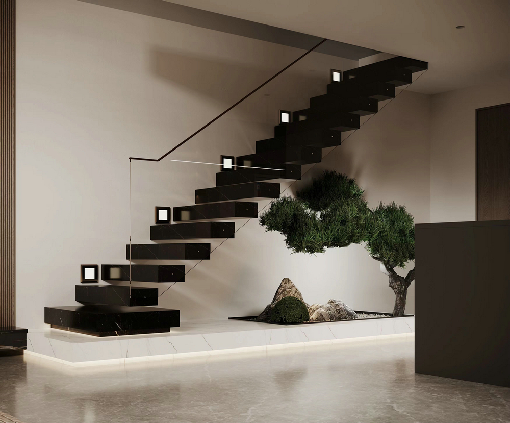 中糧瓏悅錦云200平躍層設(shè)計(jì)樓梯