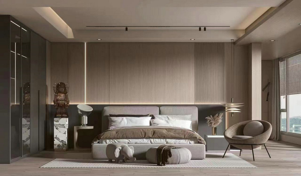 中糧瓏悅錦云200平躍層設(shè)計(jì)主臥