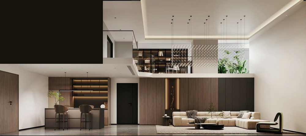 中糧瓏悅錦云200平躍層設(shè)計(jì)客餐廳