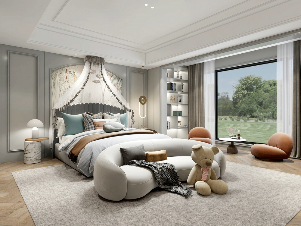 東湖花語別墅設(shè)計700平兒子房