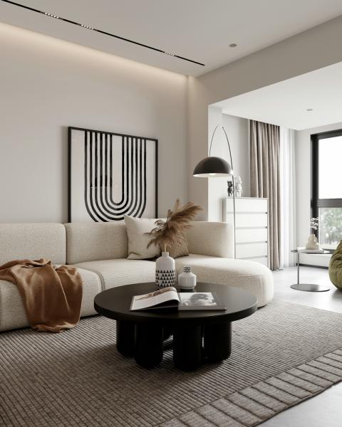 中海右岸90平小戶型設計