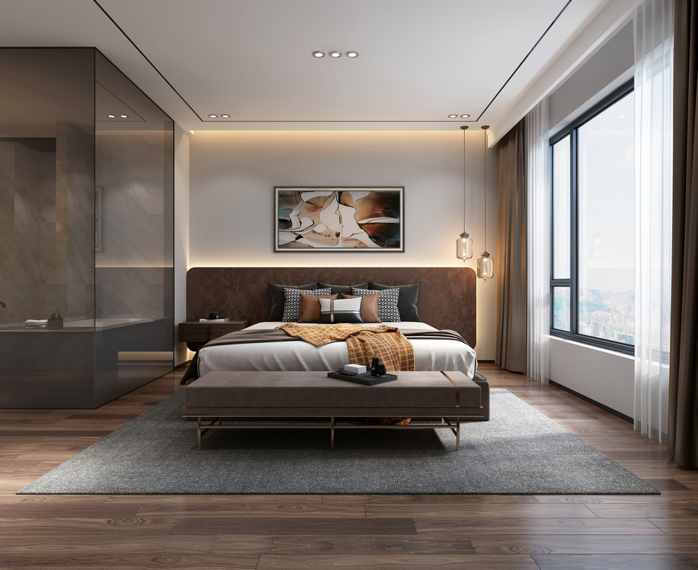 復(fù)地金融島130平方設(shè)計(jì)臥室