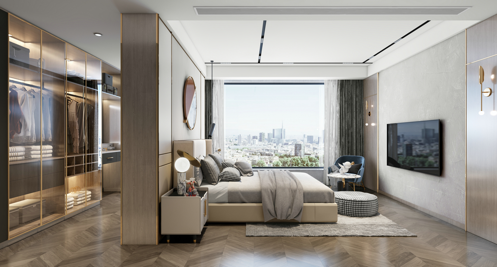 龍湖樊城300平別墅設(shè)計主臥