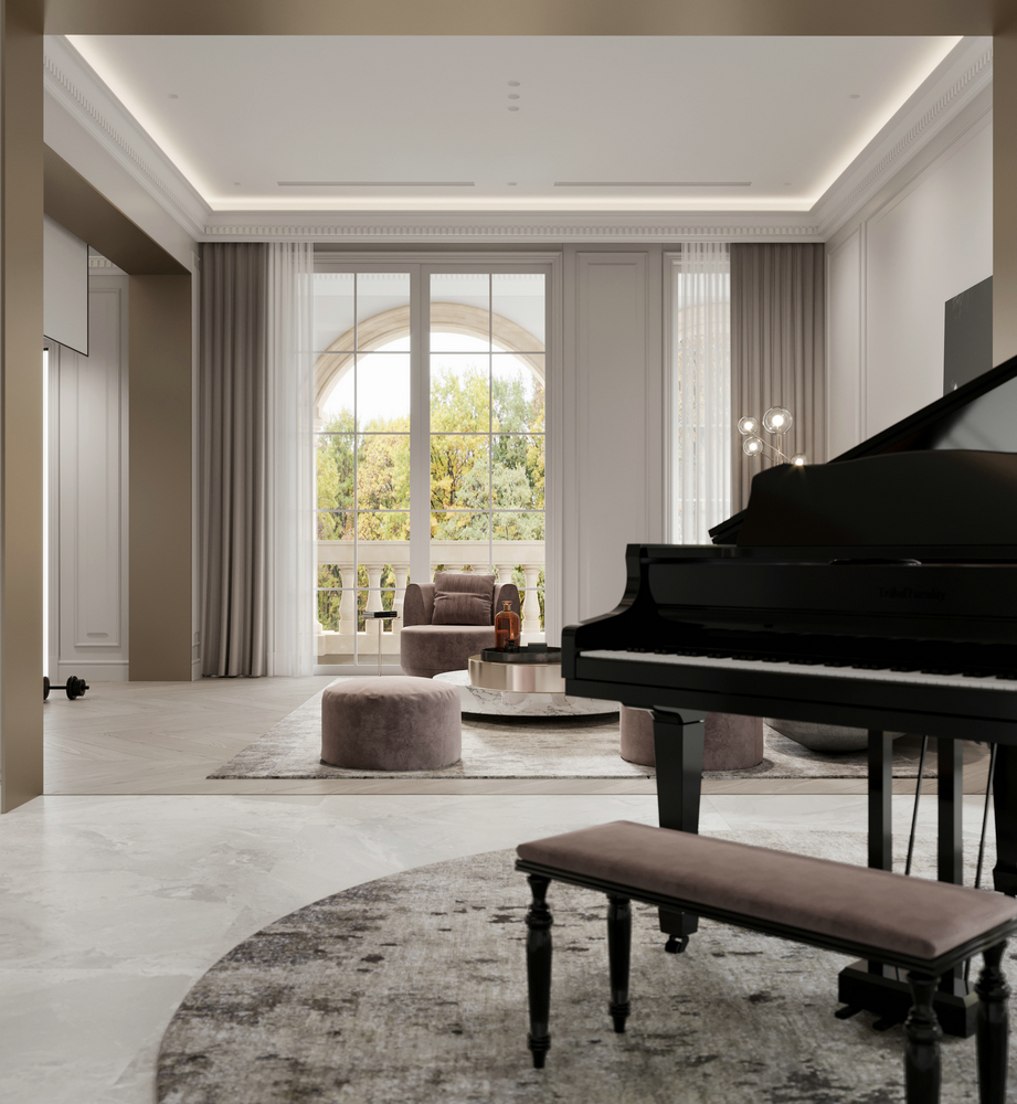亞特蘭蒂斯獨棟別墅設計鋼琴