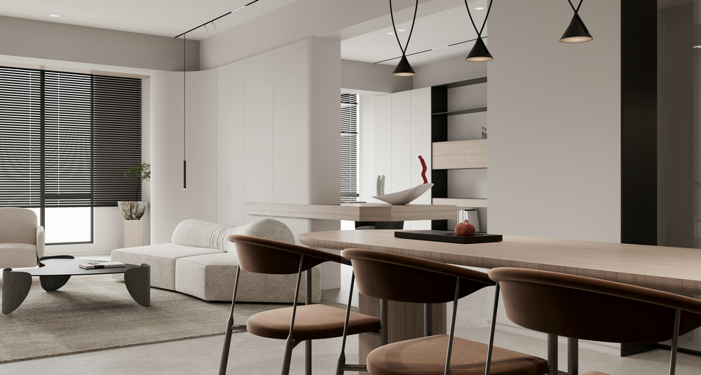 英倫聯邦平層極簡設計餐桌