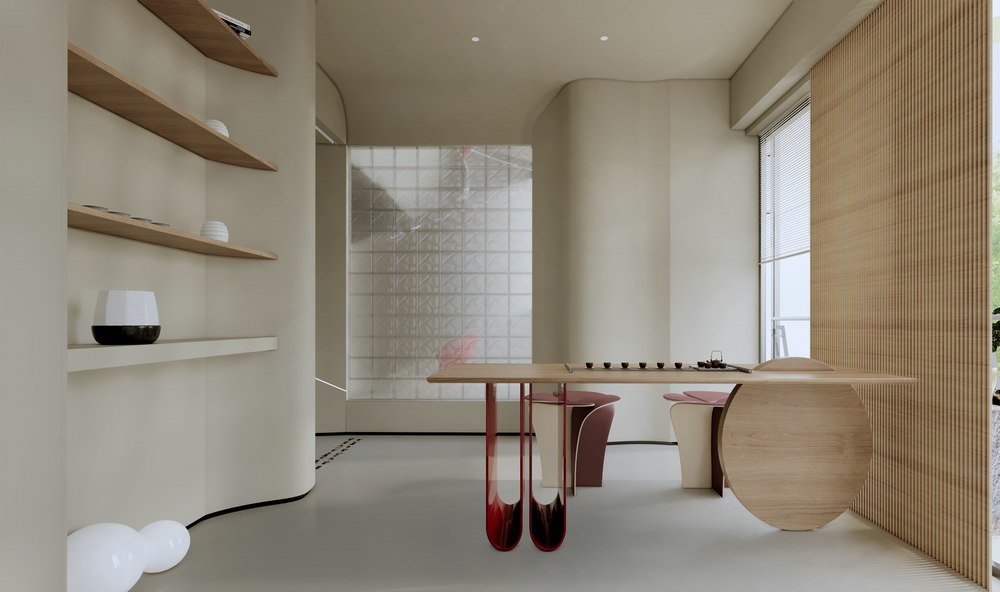 麓湖麒麟薈230平躍層設計茶室