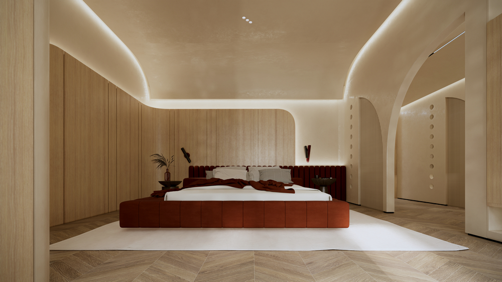 麓湖麒麟薈230平躍層設計主臥