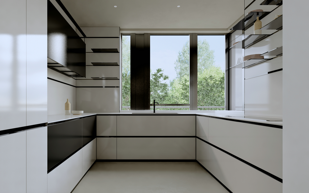 麓湖麒麟薈230平躍層設計廚房