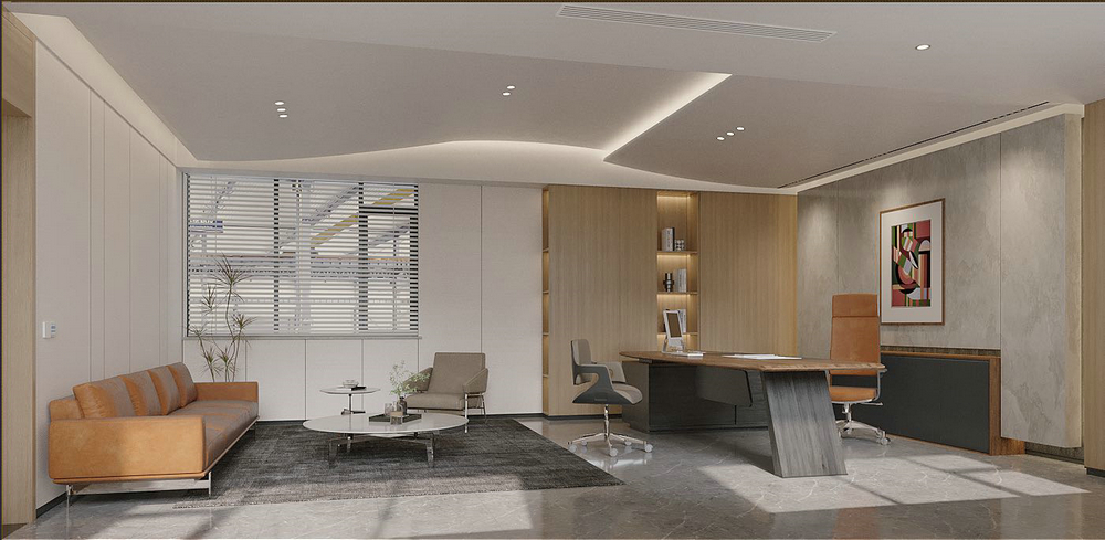 300平辦公室裝修設(shè)計總經(jīng)理室