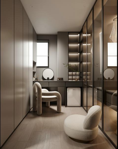 萬科城大平層設計裝修