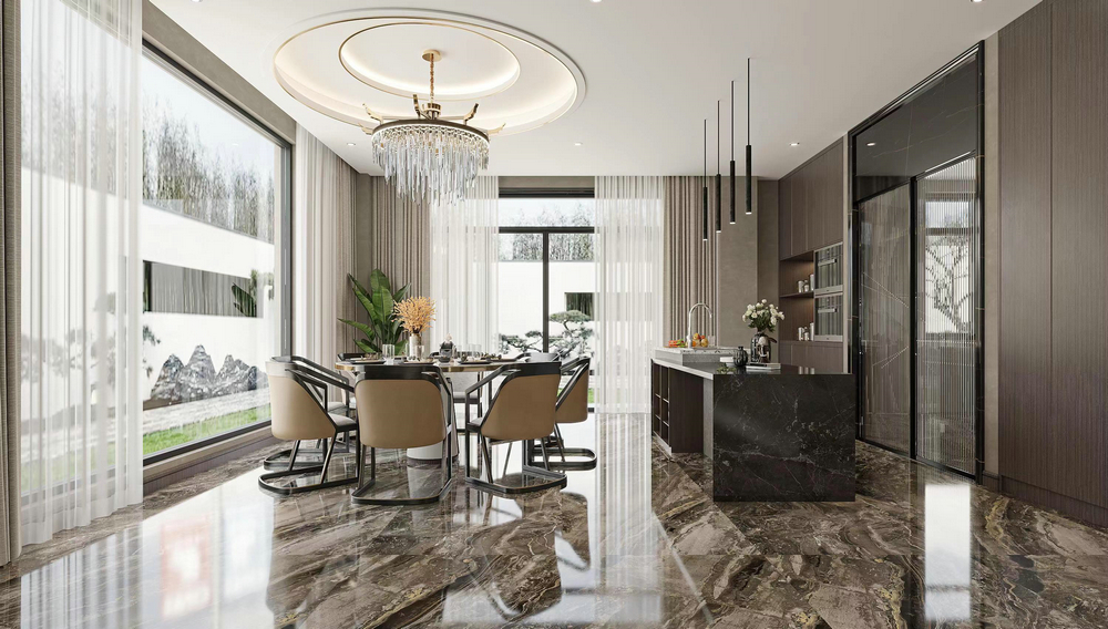 芙蓉古城800平方新中式設計餐廳