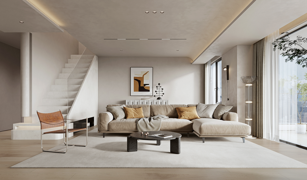 保利大國璟 189平侘寂大平層設計樓梯