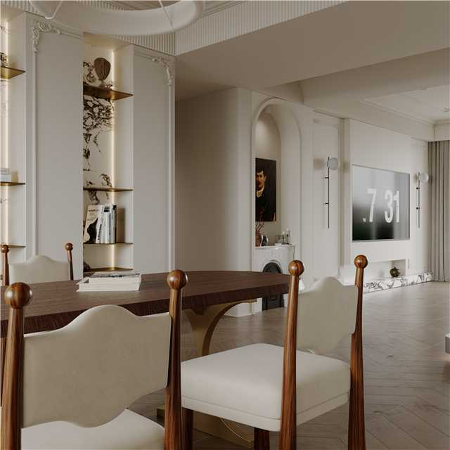 保利大國璟-蝶園 168平設計餐桌