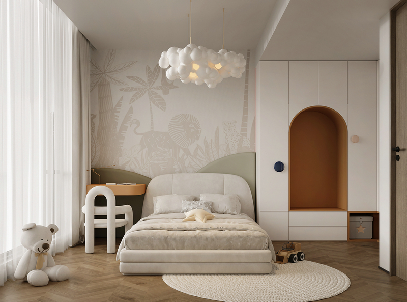 奧園云璟230平意式輕奢設計兒子房