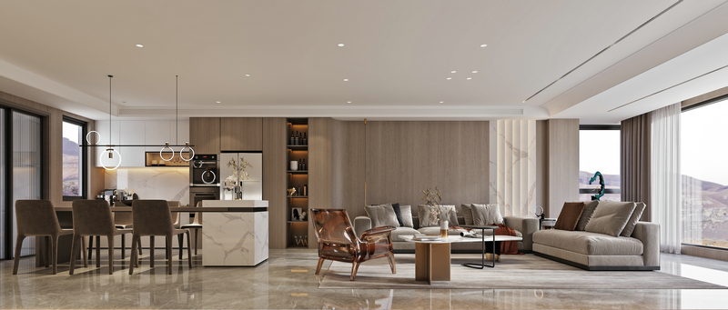 香門第中式別墅設(shè)計餐廳