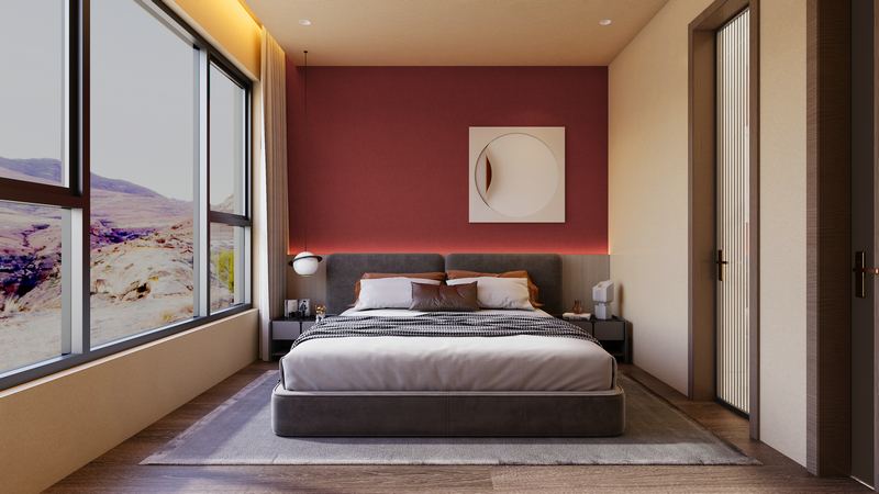 香門第中式別墅設(shè)計臥室