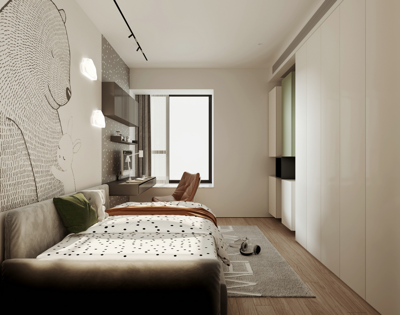 花照云庭+170+現(xiàn)代兒童房