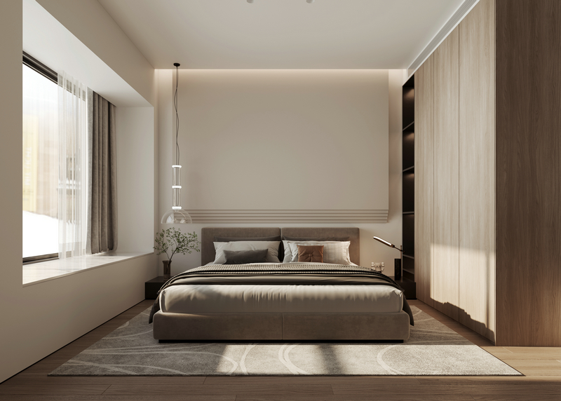 花照云庭+170+現(xiàn)代臥室