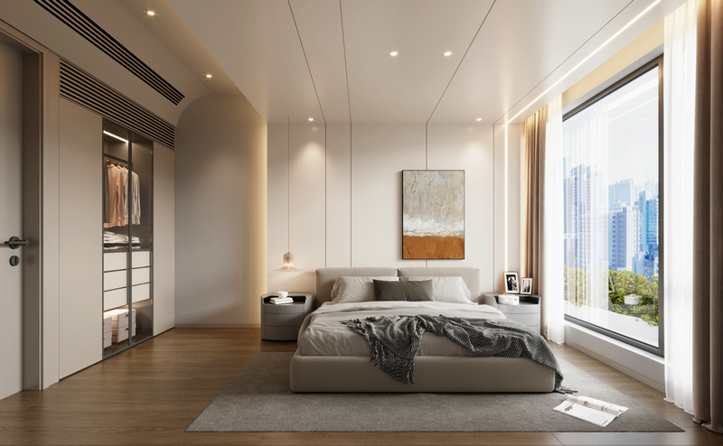 德商御府天驕256平躍層裝修設計老人房