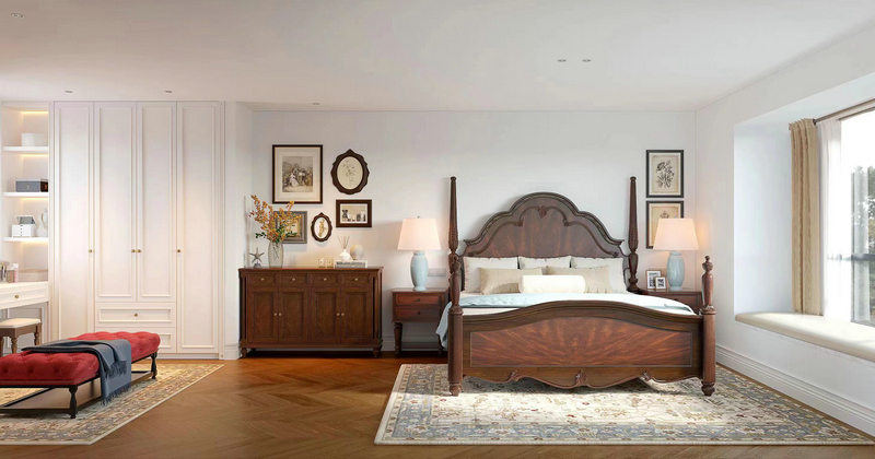 中海浣云居聯排美式設計次臥