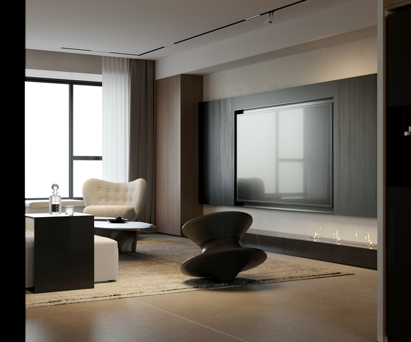 南延新苑140平現代風設計小景