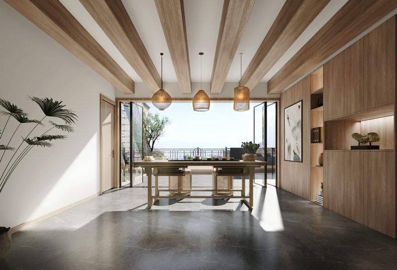 怡豐新城230平新中式設計茶室