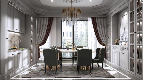 成都后花園380平法式風格設計