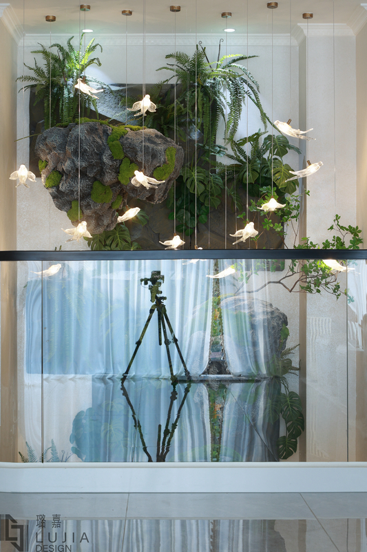 西樾錦宸別墅設計法式實景挑高景觀